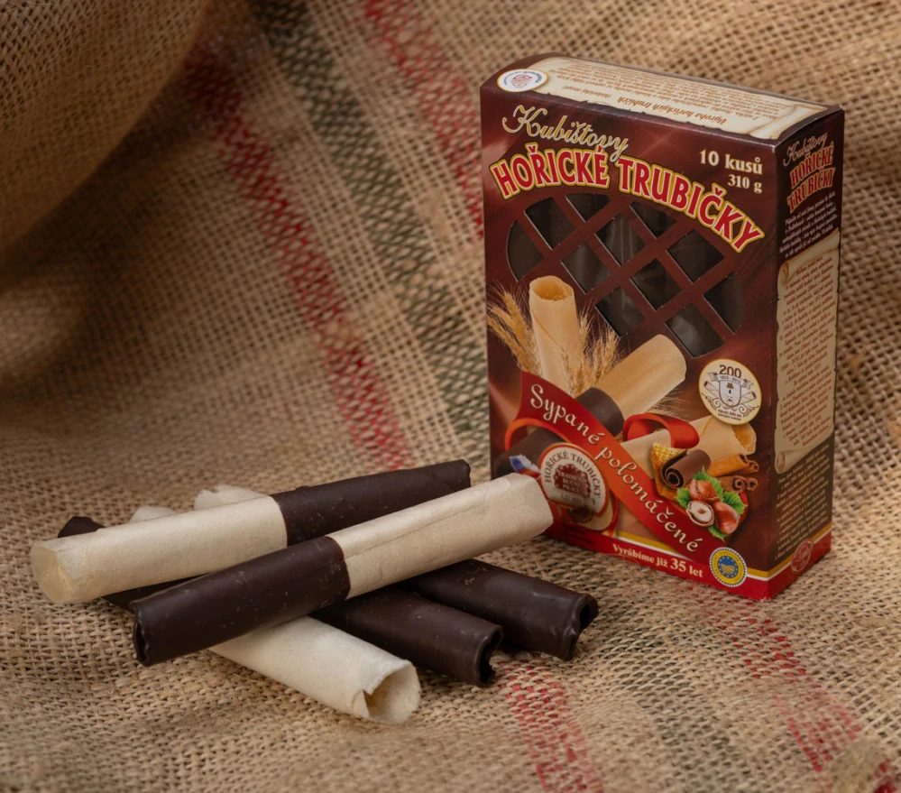 Hořické trubičky prosypávané polomáčené 10ks 310g