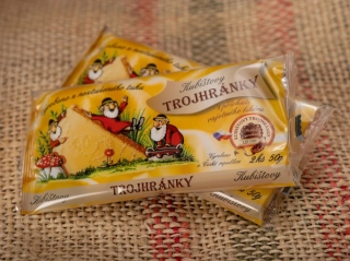 Kubištovy trojhránky s příchutí vaječného likéru 2ks 50g