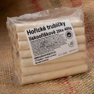 Hořické trubičky lískooříškové 20ks